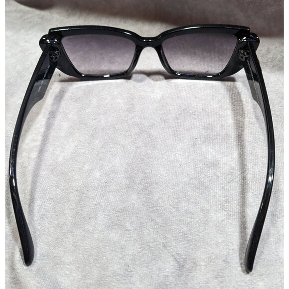 Dolce & Gabbana 2092 Black Retro Cateye Sunglasses Made In Italy - Picture 6 of 8